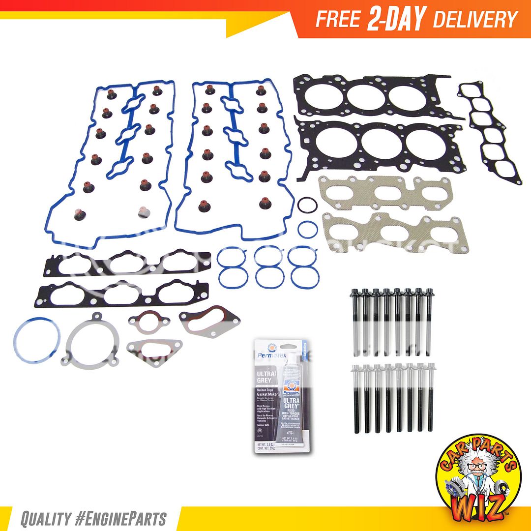 Head Gasket Set Bolts Fits 0611 Kia Sorento 3.3L V6 DOHC 24v eBay